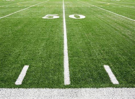 football field image 50 yard line